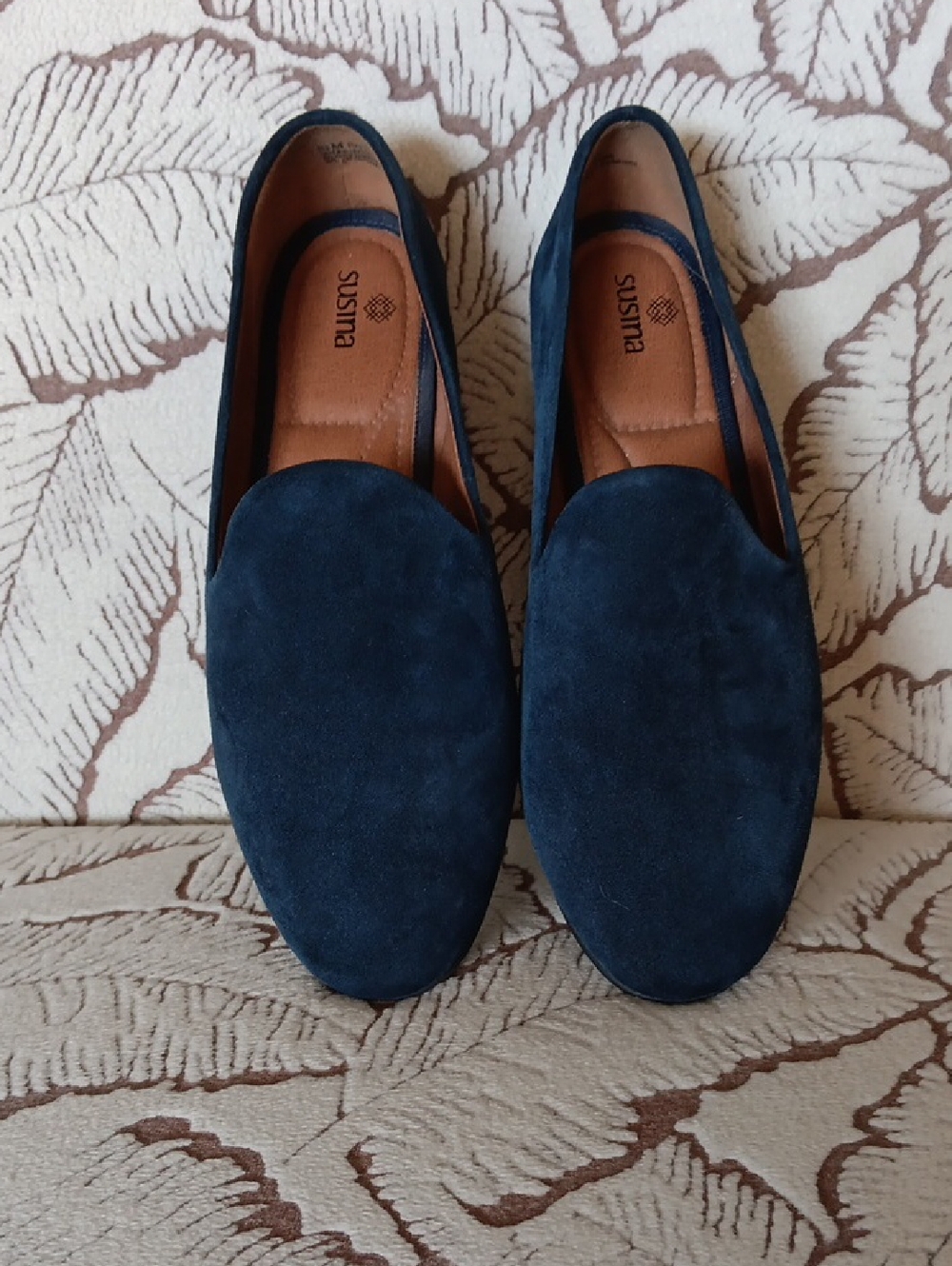 Susina Blue Suede Flats Size 8.5